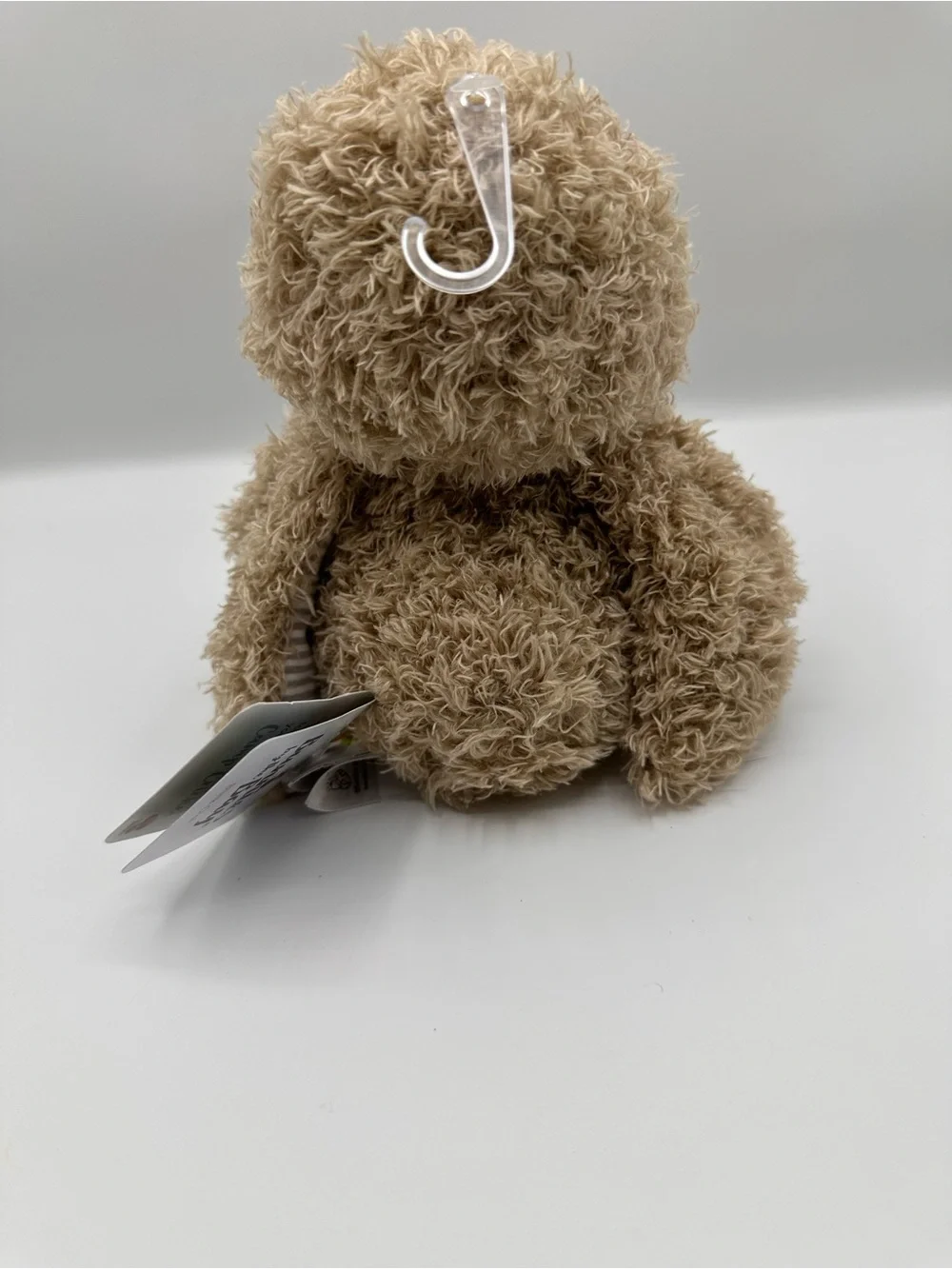 Bunnies By the Bay Blink The Owl Plush Brown Scraggle Fur Stuffed Animal Toy 8in